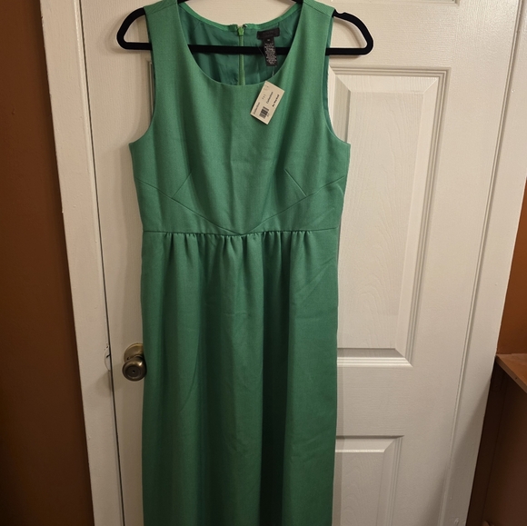 J. Crew Dresses & Skirts - Elegant J Crew Green Sleeveless Dress